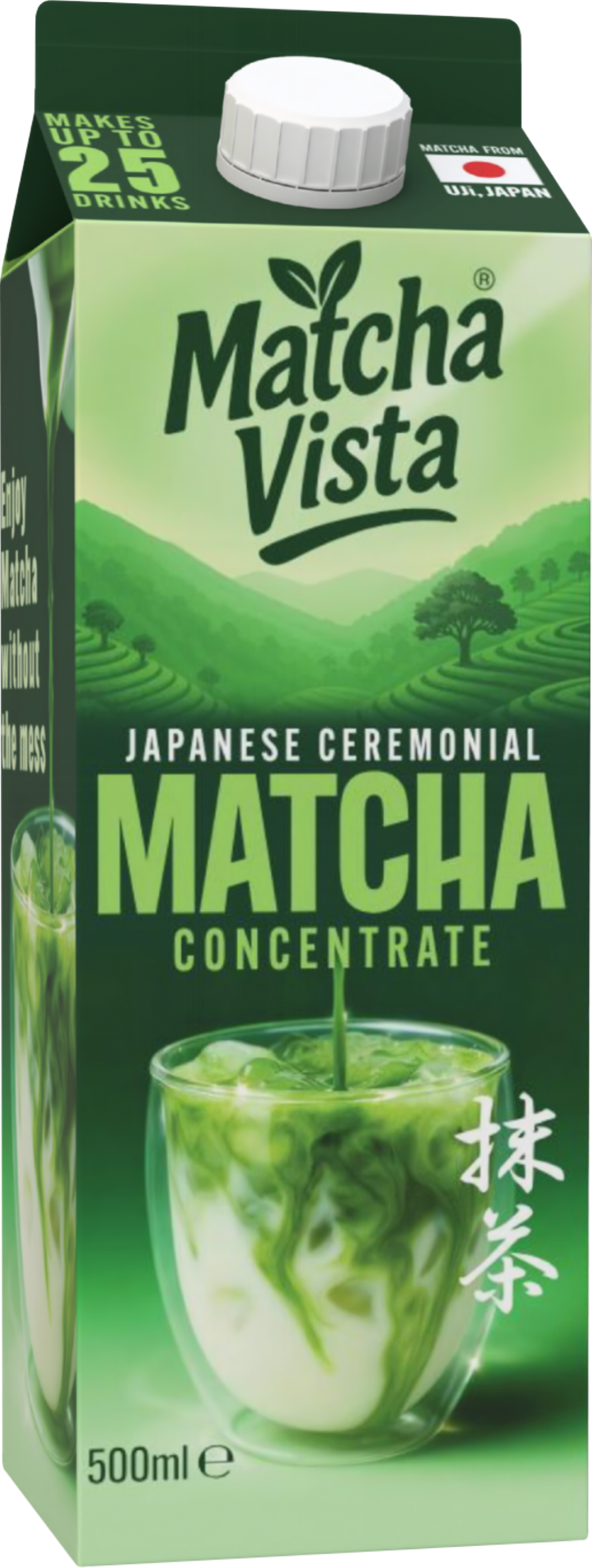 MATCHA VISTA Japanese Ceremonial Matcha Concentrate 500ml