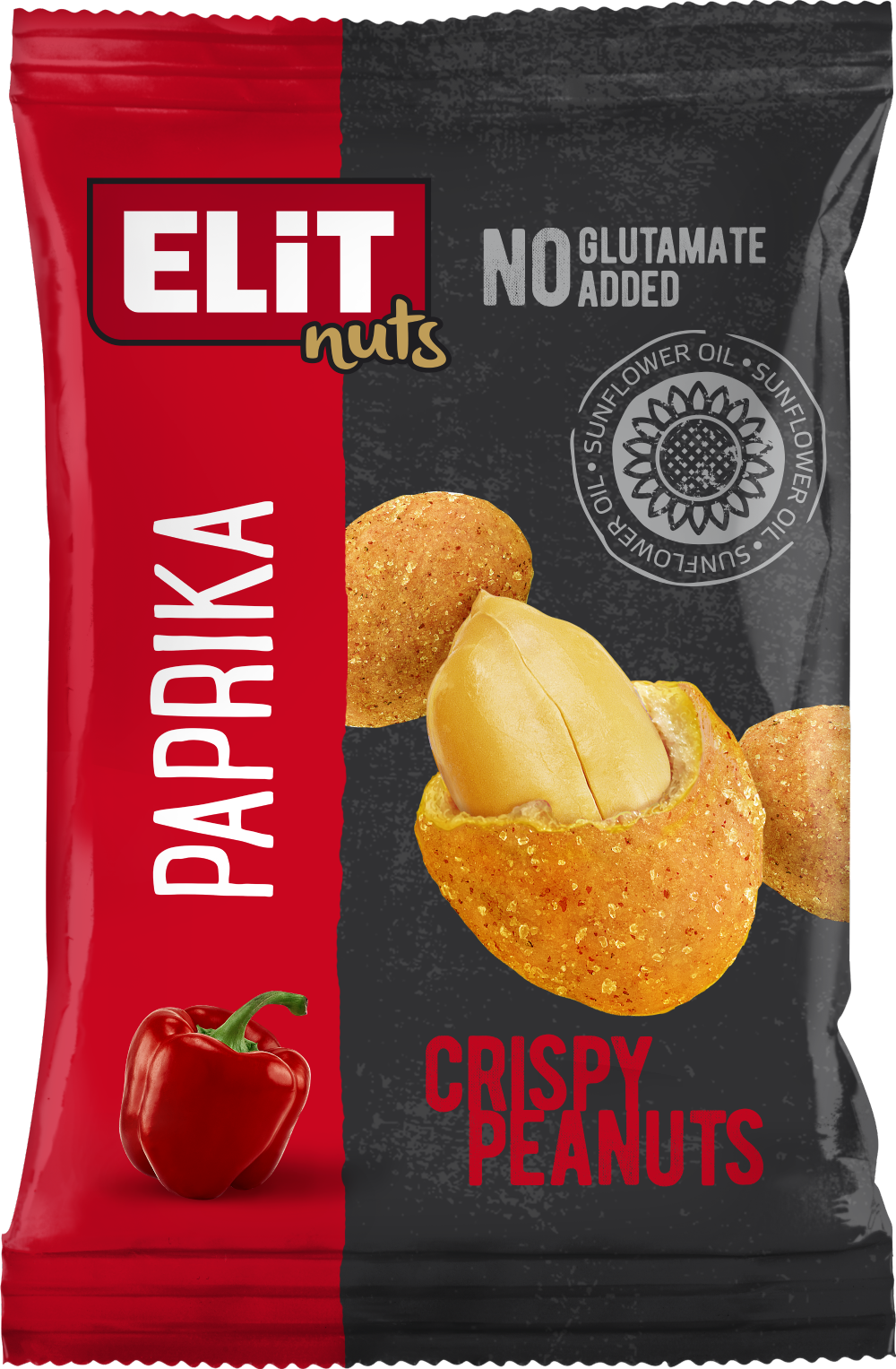 ELIT NUTS Crispy Peanuts - Paprika 70g