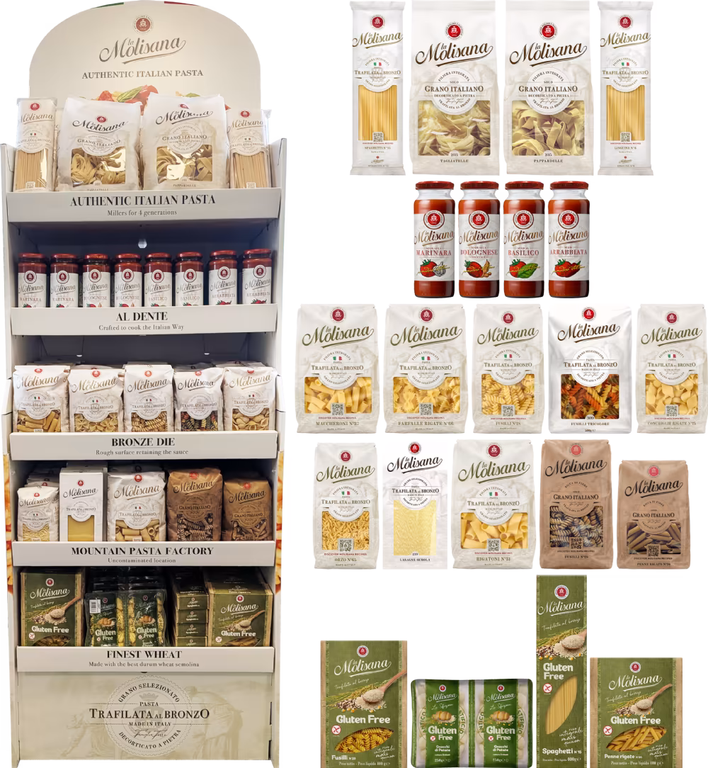 LA MOLISANA Display Unit with Stock to Fill