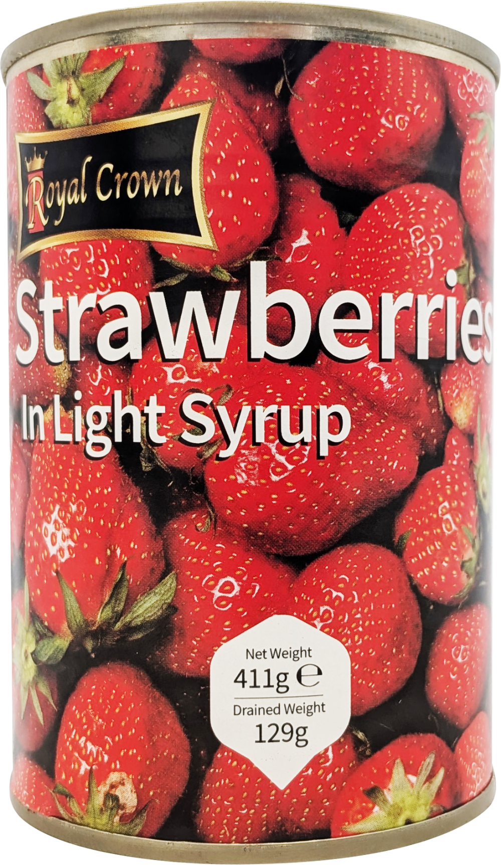 ROYAL CROWN Strawberries in Light Syrup 411g