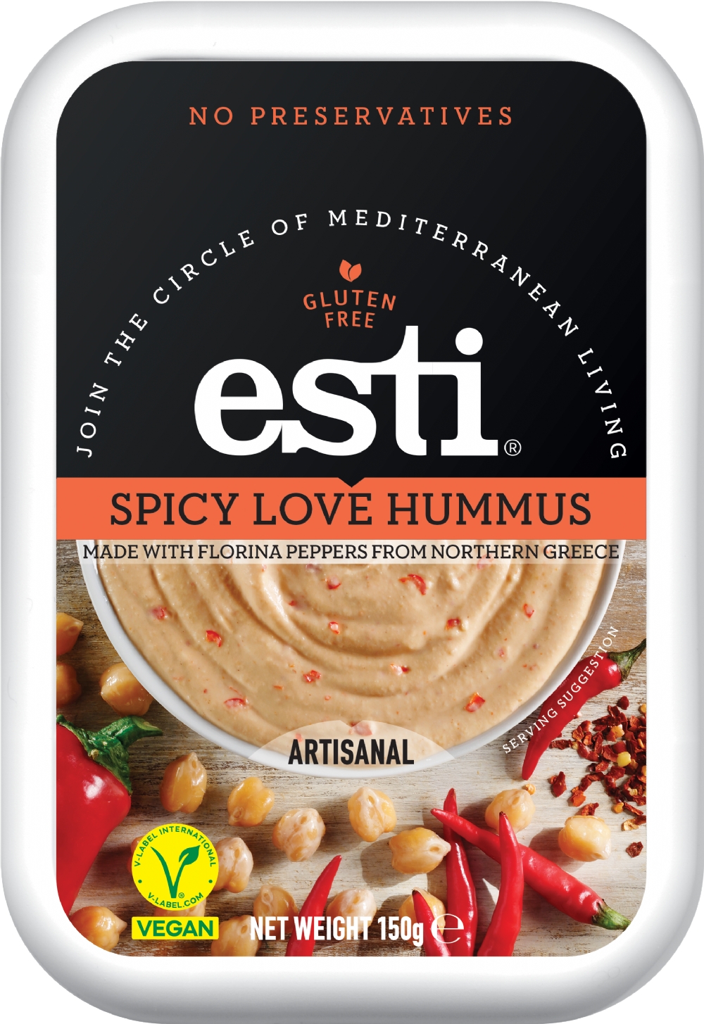 ESTI Spicy Love Hummus 150g