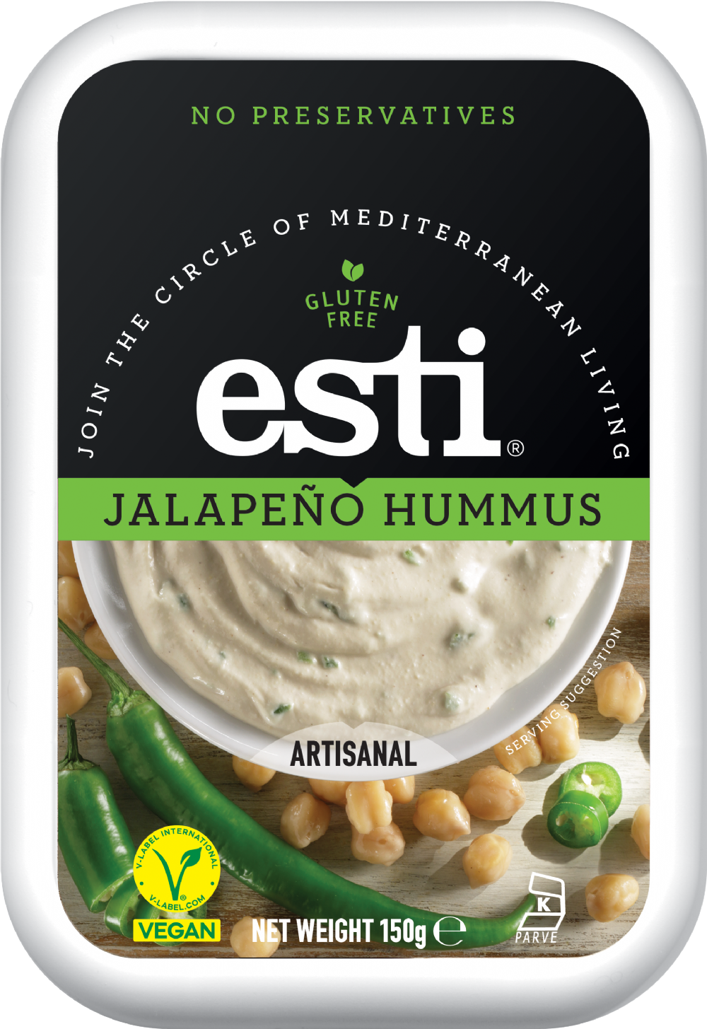 ESTI Jalapeño Hummus 150g