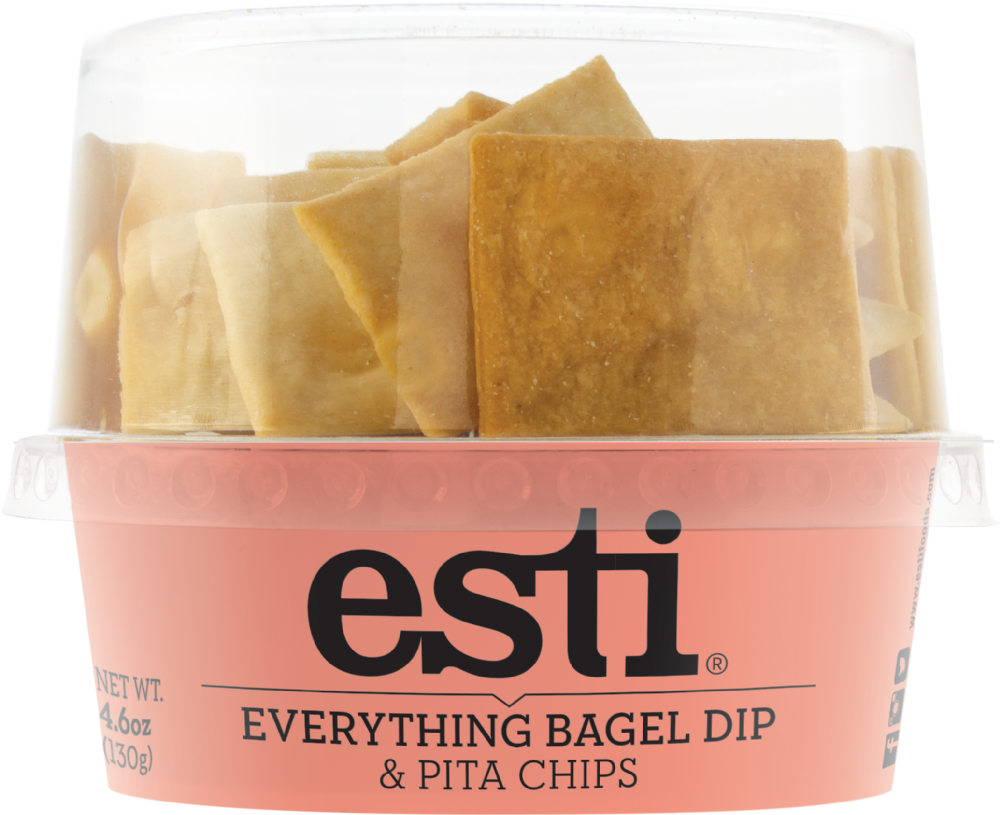 ESTI Grab 'N' Go Everything Bagel & Pita Chips 130g