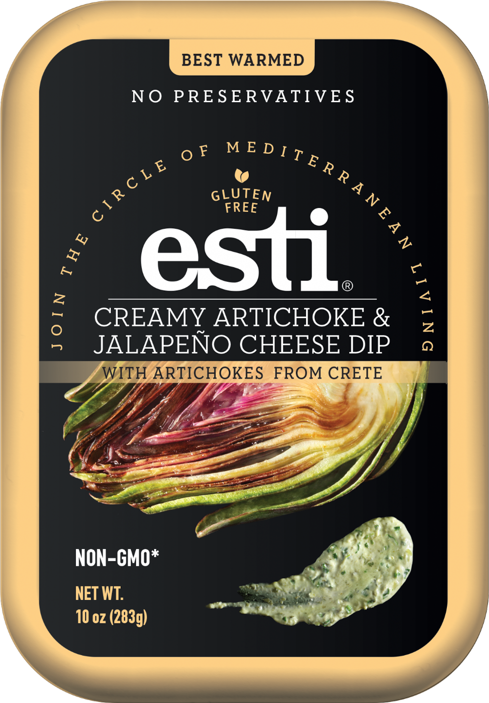 ESTI Creamy Artichoke & Jalapeño Dip 283g