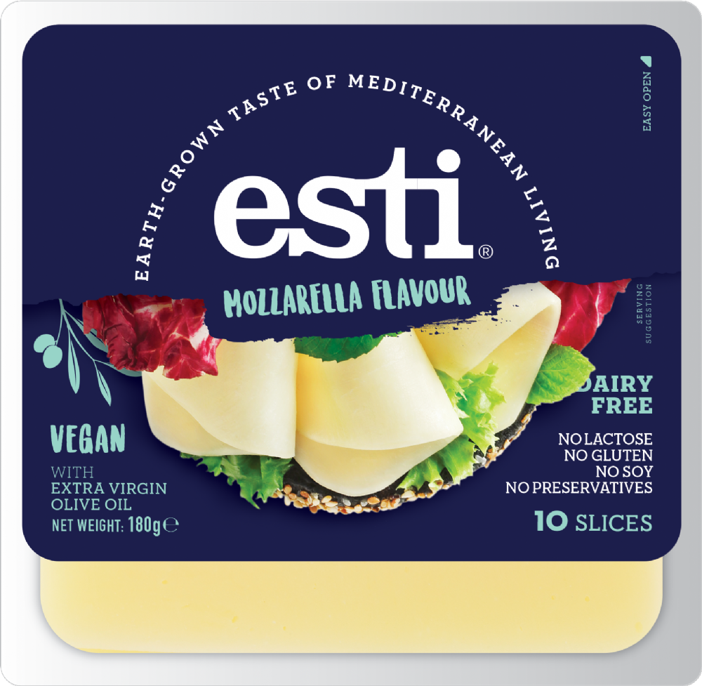 ESTI Plant Based Mozzarella Slices 180g
