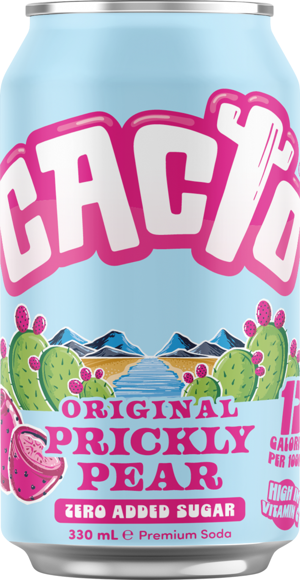 CACTO Original Prickly Pear Premium Soda 330ml