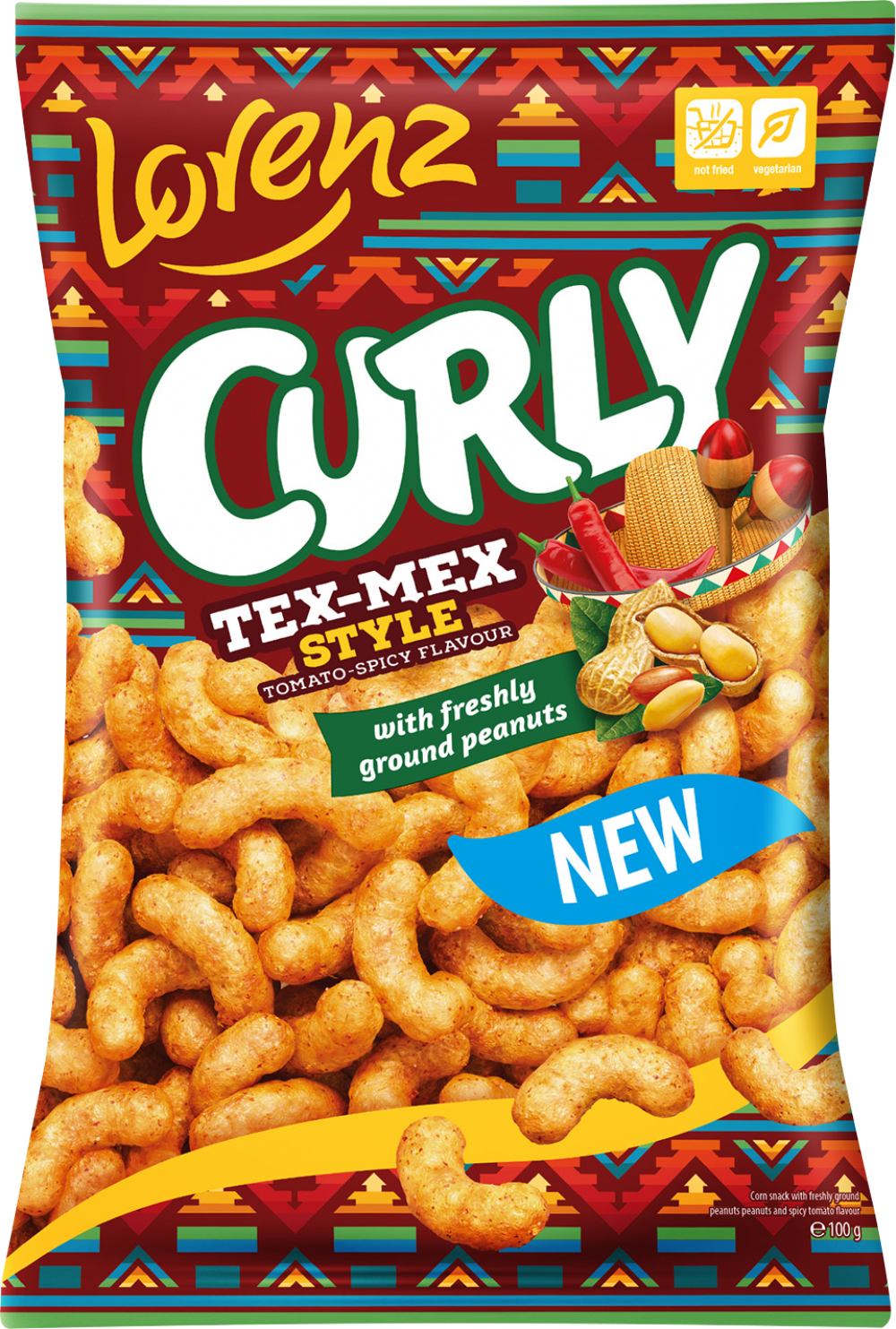 LORENZ Curly Tex-Mex Snacks 100g