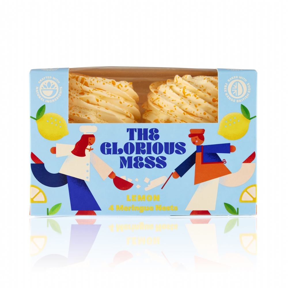 THE GLORIOUS MESS 4 Lemon Meringue Nests
