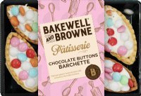 BAKEWELL AND BROWNE Pâtisserie - Chocolate Buttons Barchette 180g