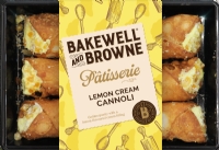 BAKEWELL AND BROWNE Pâtisserie - Lemon Cream Cannoli 180g
