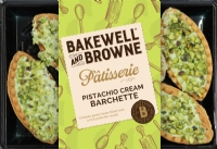 BAKEWELL AND BROWNE Pâtisserie - Pistachio Cream Barchette 180g
