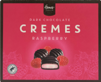 HAMES Dark Chocolate Cremes - Raspberry 88g