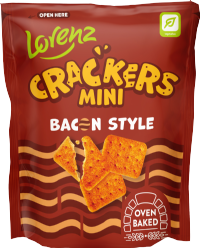 LORENZ Mini Crackers - Bacon Style 100g