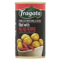FRAGATA Stoneless Manzanilla Olives filled with Piri Piri Pepper 350g