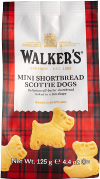 WALKER'S Mini Shortbread Scottie Dogs 125g
