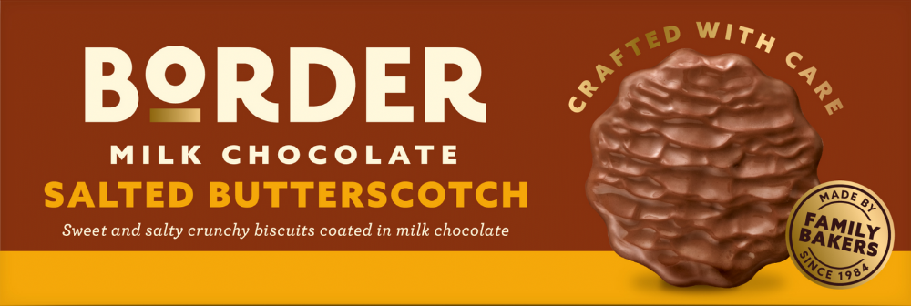 BORDER Milk Chocolate Salted Butterscotch 150g