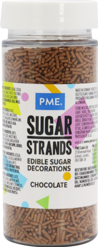 PME CAKE Sugar Strands - Chocolate 80g