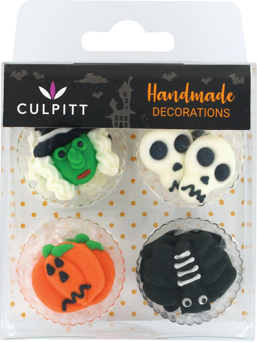 CULPITT Handmade Cake Decorations - Halloween 12pc