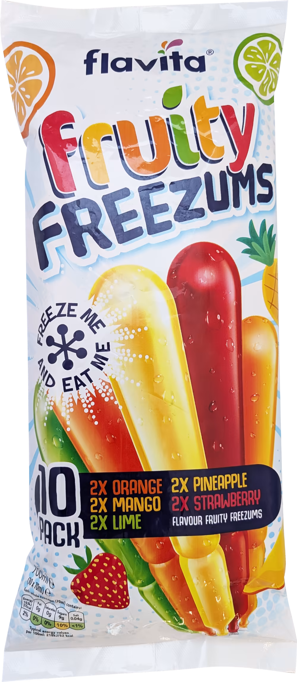 FLAVITA Fruity Freezums - 10 Pack 700ml