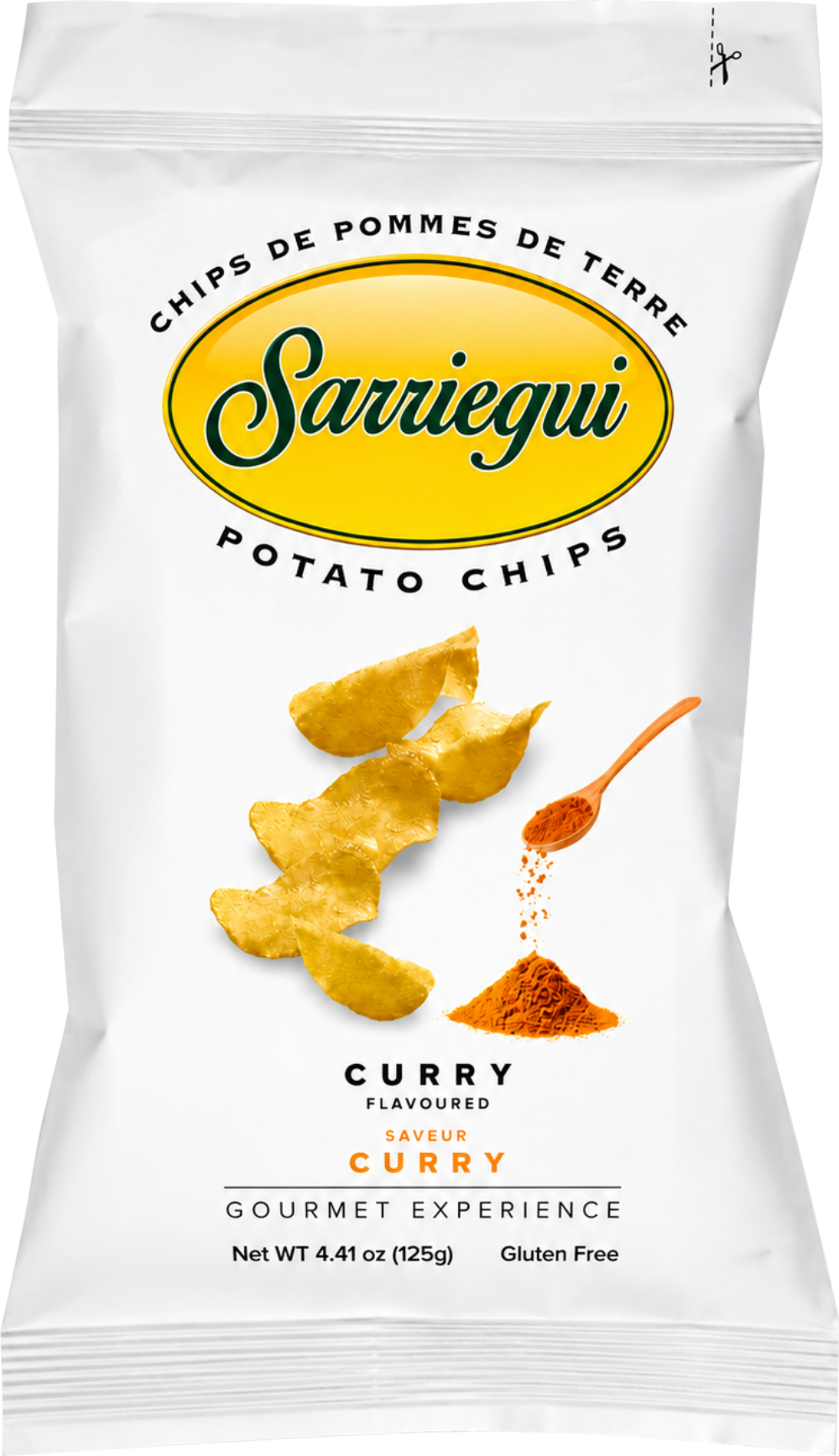 SARRIEGUI Potato Chips - Curry 125g