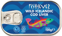 FISH 4 EVER Wild Icelandic Cod Liver 120g