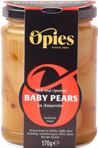 OPIES Baby Pears in Amaretto 570g