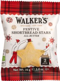 WALKER'S Festive Shortbread Stars 29g