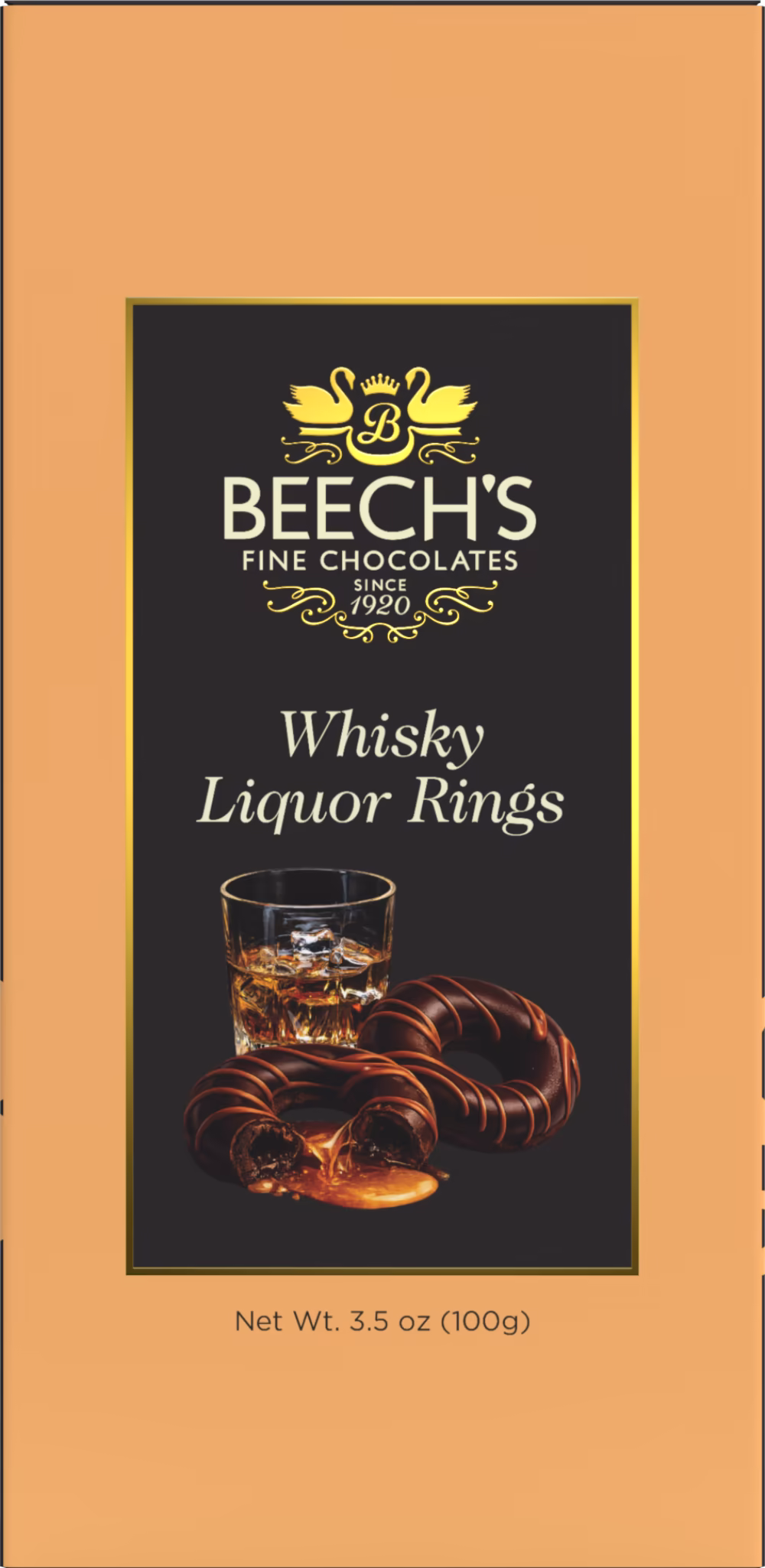 BEECH'S Whisky Liquor Rings 100g