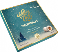 WILLIE'S CACAO Snowballs - White Chocolate Salted Caramel Truffles 110g