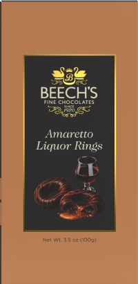 BEECH'S Amaretto Liquor Rings 100g