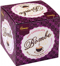 HAMES Hot Chocolate Bombe - Milk Chocolate with Mallows 42g