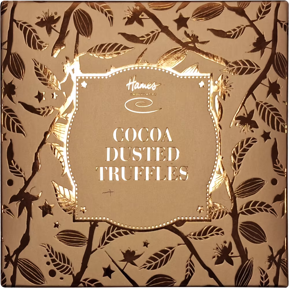 HAMES Cocoa Dusted Truffles - Gold Box 90g