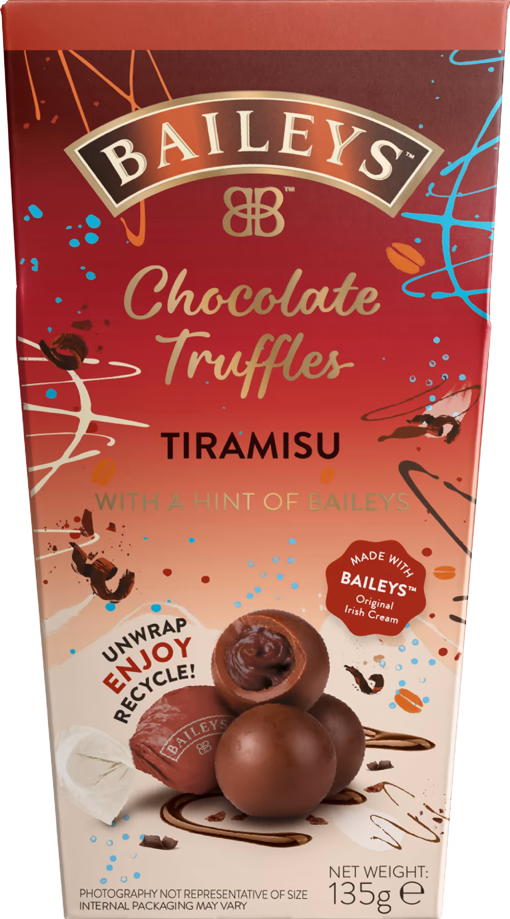 BAILEYS Chocolate Truffles - Tiramisu 135g