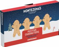 MONTEZUMA'S Festive Characters - Solid Blonde Chocolate Gingerbread Men 60g