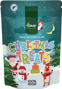 HAMES Solid Milk Chocolate Christmas Treats - Pouch 100g