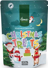 HAMES Solid Milk Chocolate Christmas Treats - Pouch 100g