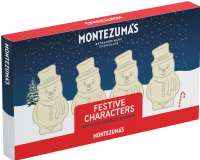 MONTEZUMA'S Festive Characters - Solid White Chocolate Snowmen 60g