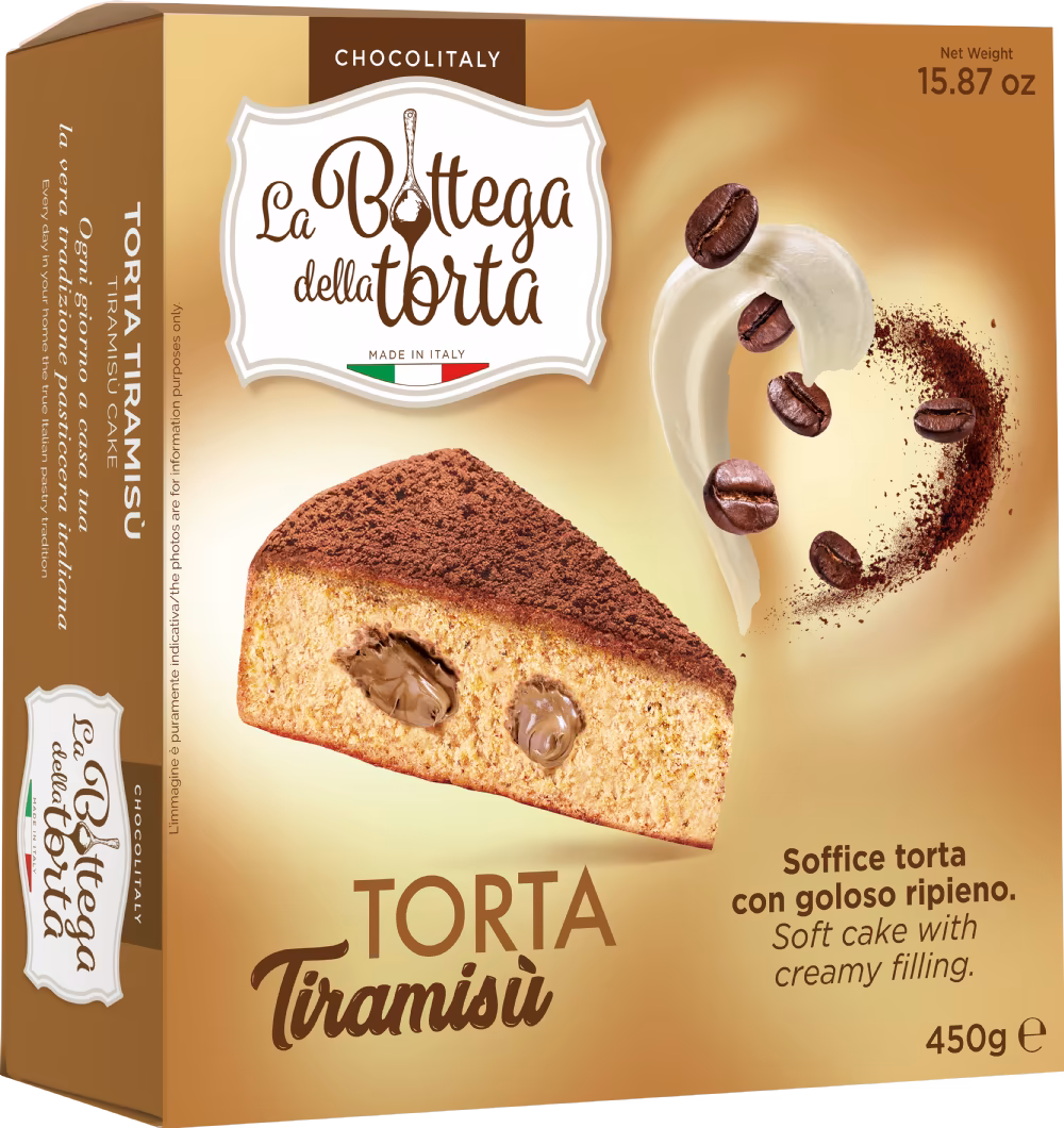 CHOCOLITALY Torta - Tiramisù Filled Cake 450g