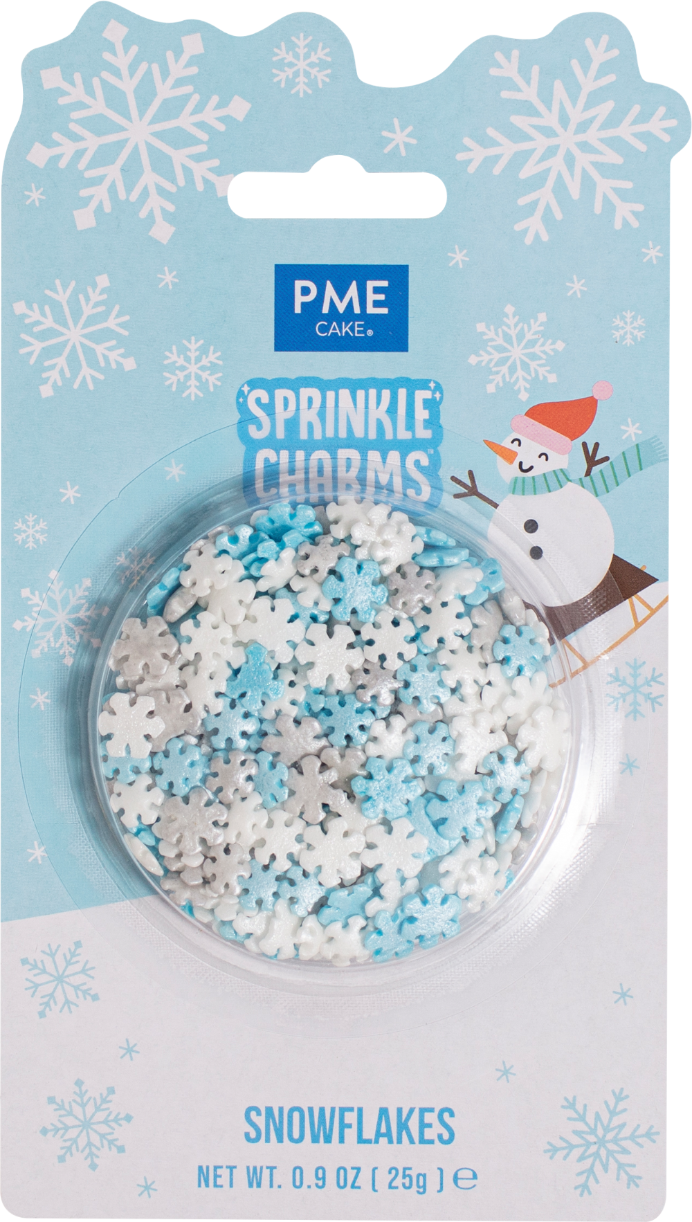 PME CAKE Sprinkle Charms - Snowflakes 25g