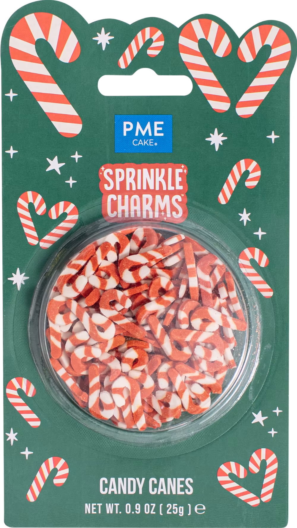 PME CAKE Sprinkle Charms - Candy Canes 25g