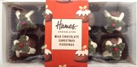 HAMES Milk Chocolate Christmas Puddings 104g