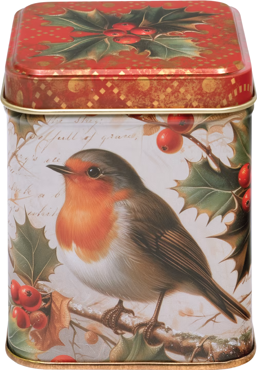 TIN TREATS Robin Tin with Fudge 125g