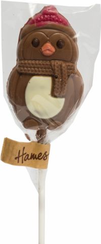 HAMES Milk Chocolate Penguin Lollipop 25g