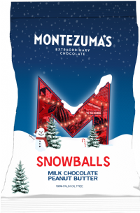 MONTEZUMA'S Milk Chocolate Snowballs - Peanut Butter 120g