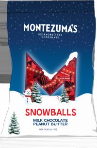 MONTEZUMA'S Milk Chocolate Snowballs - Peanut Butter 120g
