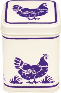 TIN TREATS Emma Bridgewater Blue Hens Tin with Fudge 125g