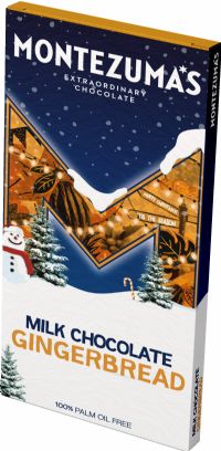 MONTEZUMA'S Milk Chocolate Gingerbread Bar 90g