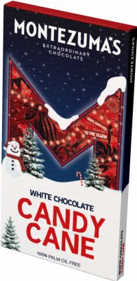 MONTEZUMA'S White Chocolate Candy Cane Bar 90g