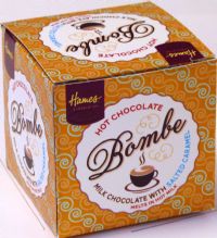 HAMES Hot Chocolate Bombe - Milk Chocolate with Salted Caramel 40g