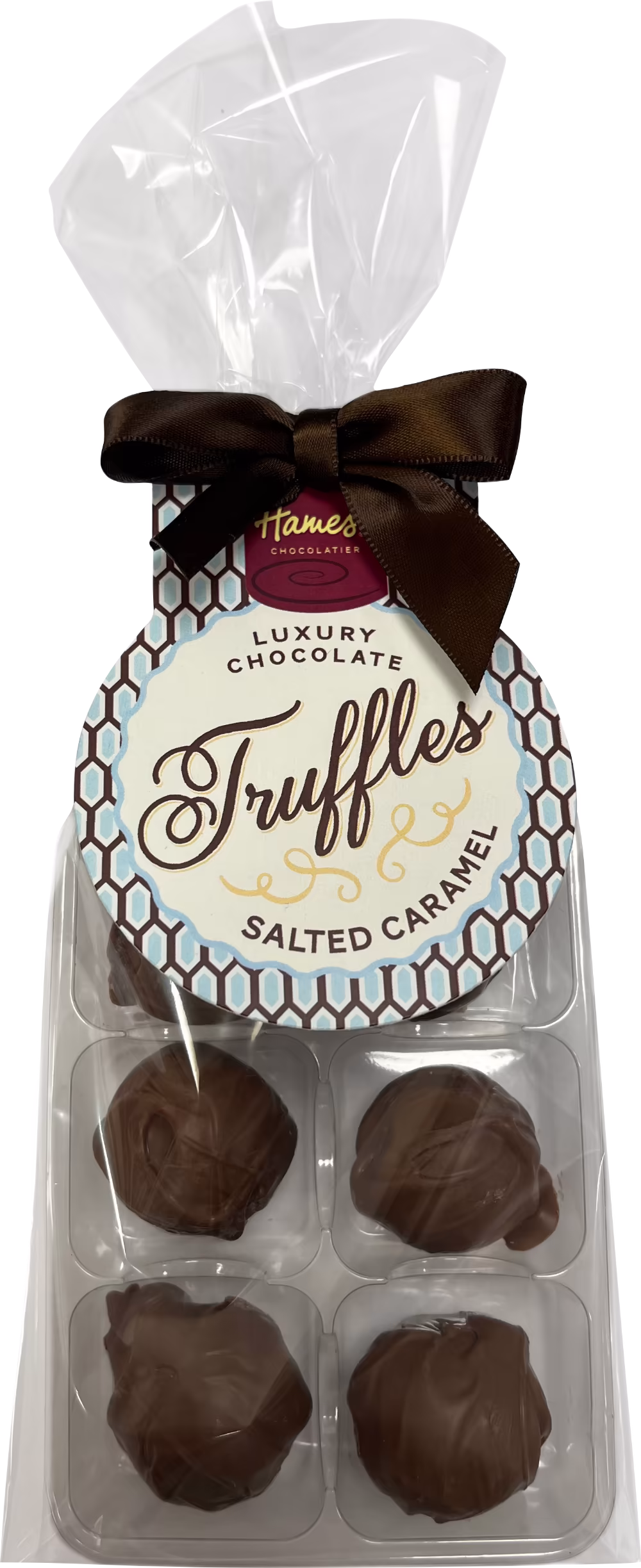 HAMES 6 Milk Chocolate Truffles - Salted Caramel 72g
